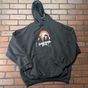 Tultex 2007 Y2K Tokio Hotel Scream Band Black Pullover Hoodie